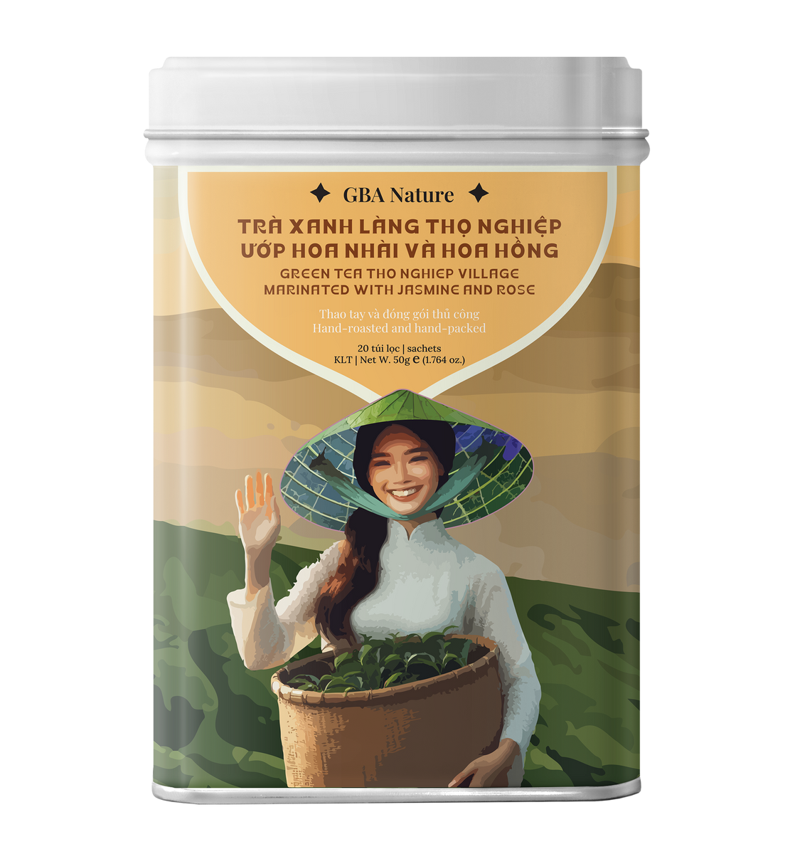 Green Tea Tho Nghiep Village Marinated With Jasmine And Rose – GBA Nature