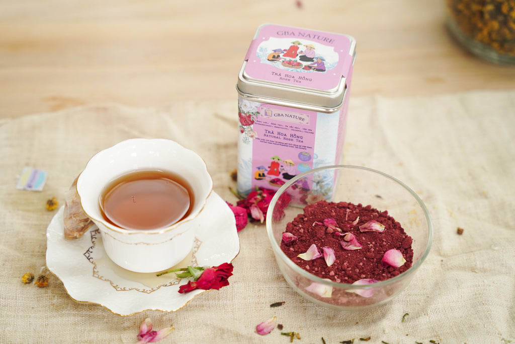 Cách làm trà hoa hồng tốt cho sức khỏe Cách làm trà hoa hồng tốt cho sức khỏe